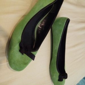 Ann Taylor Loft Suede Flats